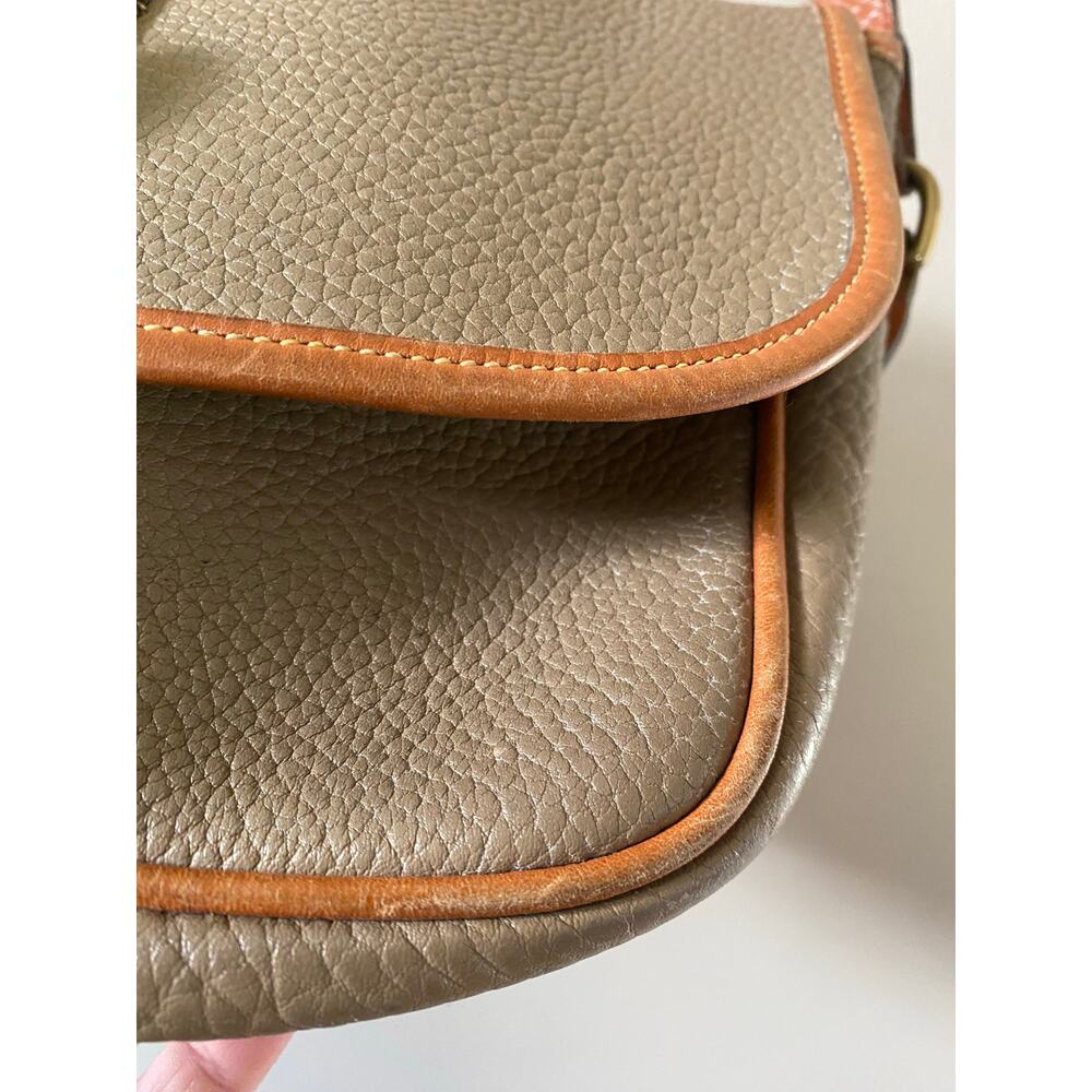 80s Essex all weather leather equestrian Dooney and Bourke crossbody bag - Picture 3 of 13